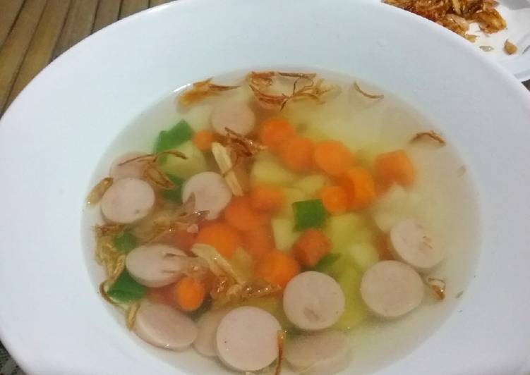 Sop Ekonomis Tanpa MSG