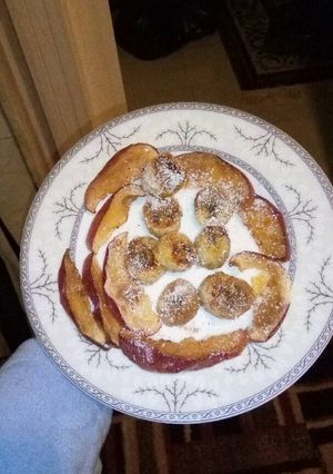 صورة لوصفة تفاح و موز مشوي