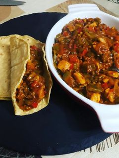 Una foto de Tacos mexicanos a mi manera