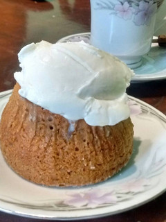 Una foto de Volcán de dulce de leche