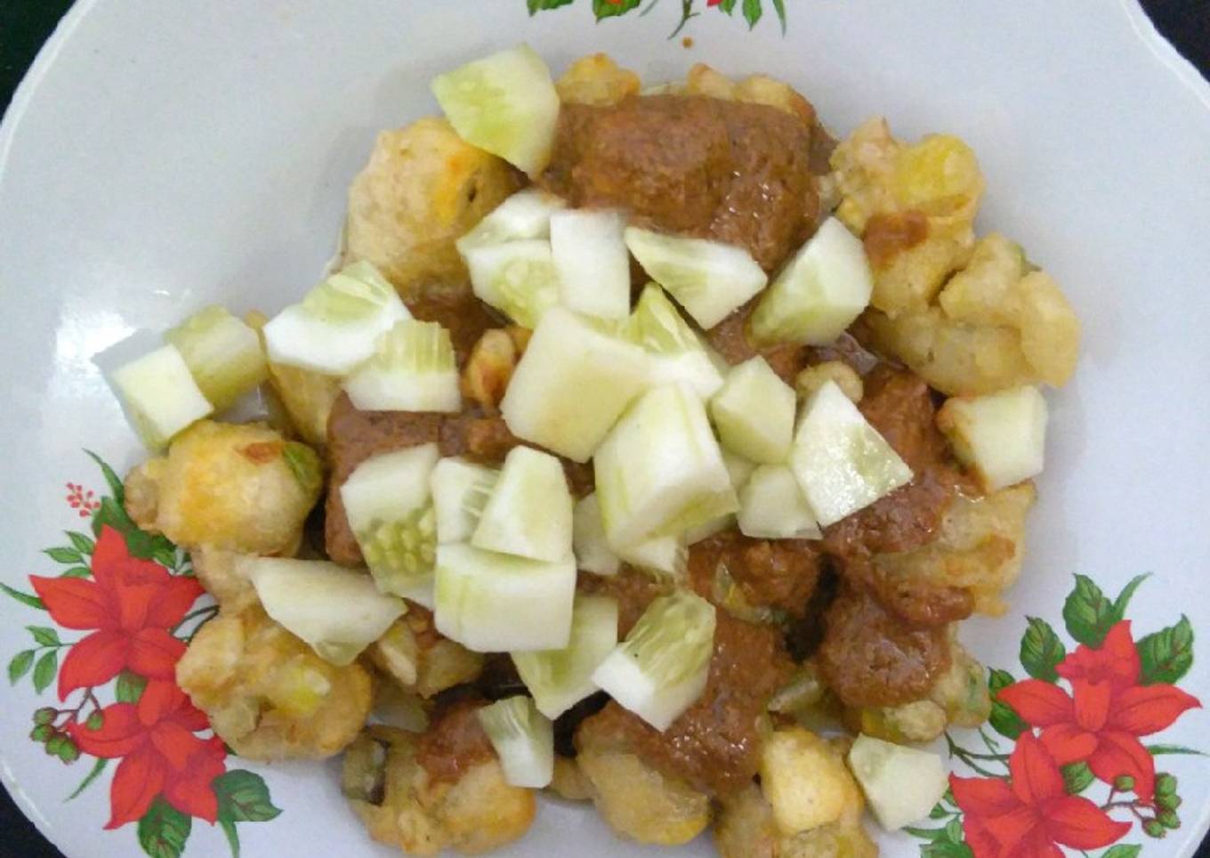 Batagor Saus kacang