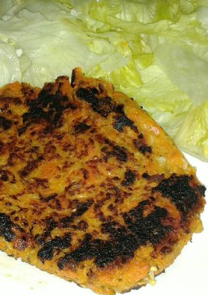 Una foto de Hamburguesas vegetarianas de zanahoria