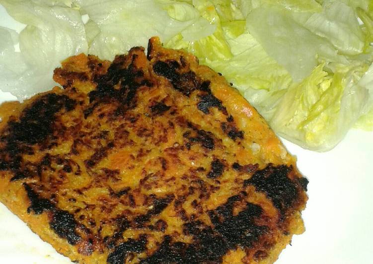 Hamburguesas vegetarianas de zanahoria