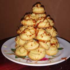 Una foto de Masa de choux y crema pastelera (Croquembouche)