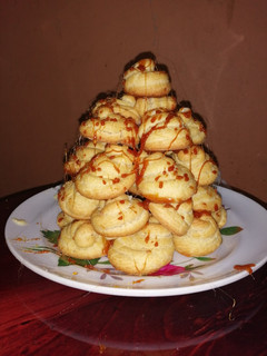 Una foto de Masa de choux y crema pastelera (Croquembouche)