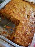Torta de maduro ecuatoriana