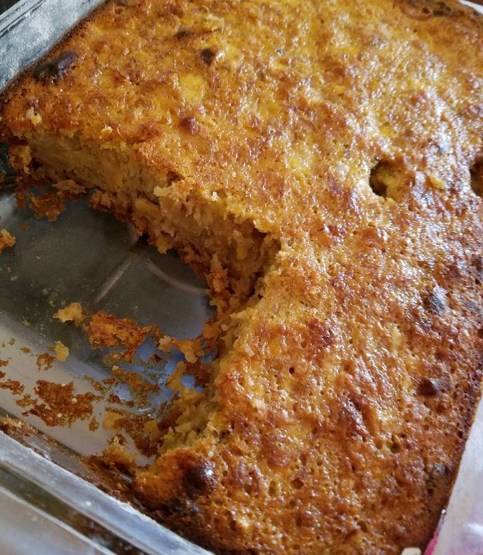 Una foto de Torta de maduro ecuatoriana