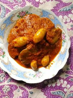 Foto resep Gulai jengkol batokok feat cumi-cumi kuah kental