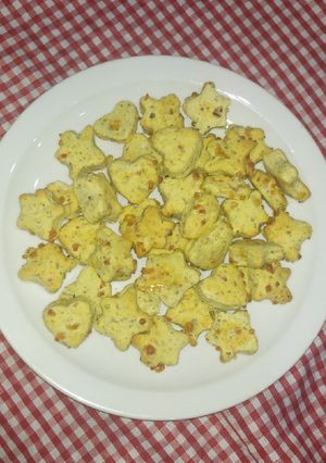 Una foto de Escones de mostaza y queso, riquísimos!