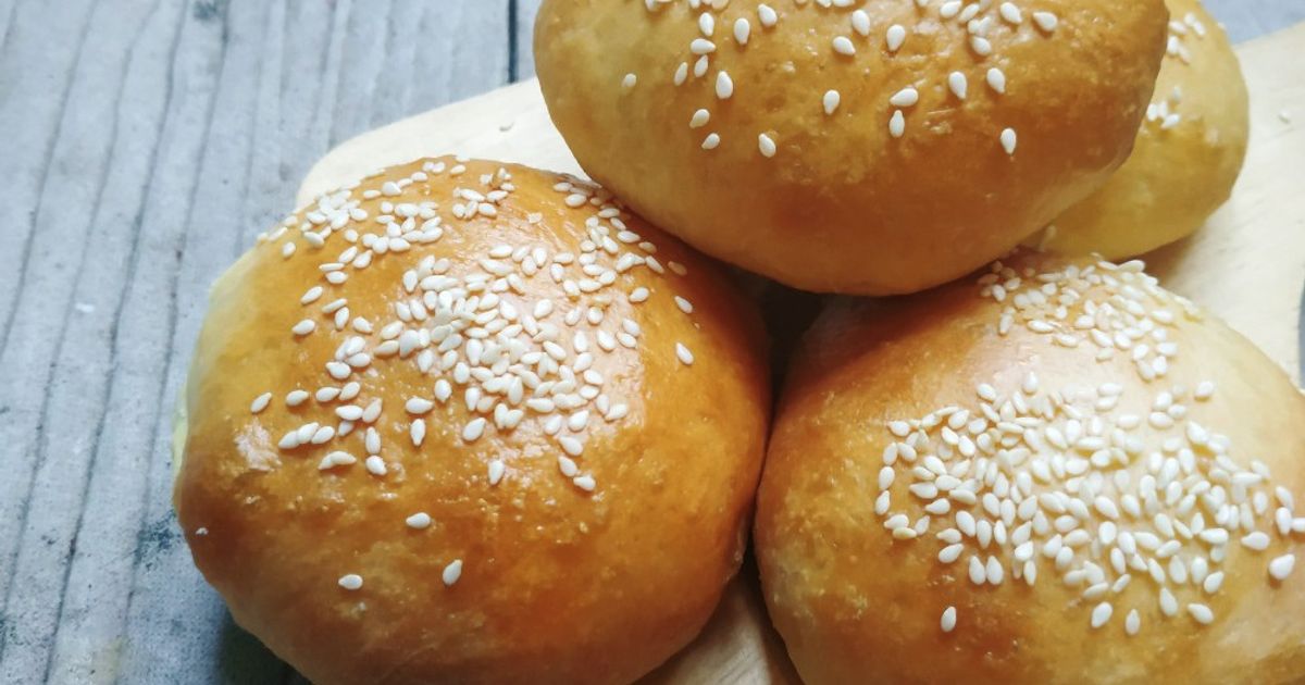 Resep Roti Bun Burger oleh Ratih Kusuma - Cookpad