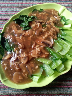 Foto resep Pokcoy Saus Bawang Putih Jamur