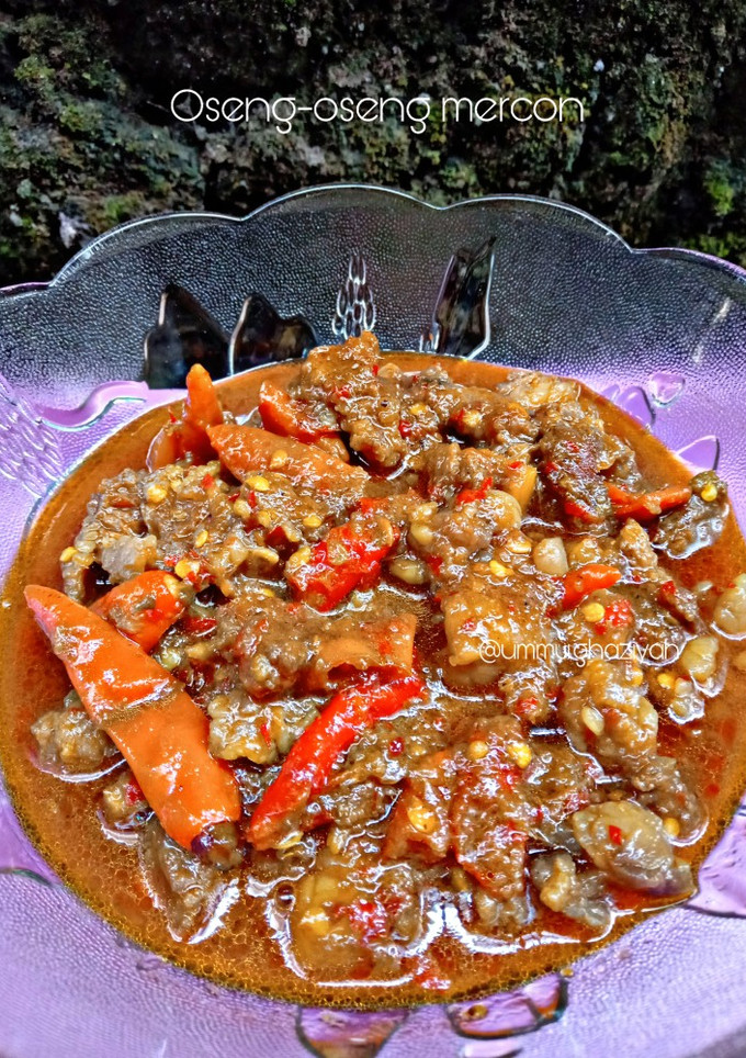 Foto resep Oseng-Oseng Mercon khas Jogja