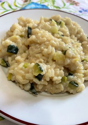 Foto de Risoto de queijo com abobrinha