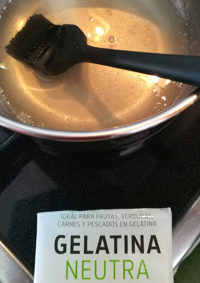 Una foto de Cobertura de gelatina
