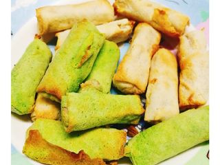 🌯ปอเปี๊ยะทอดไร้น้ำมัน - Air fryer Spring rolls