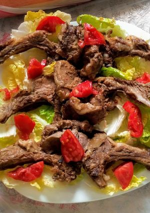 صورة لوصفة أضلع الخروف طايبة زبدة 😋