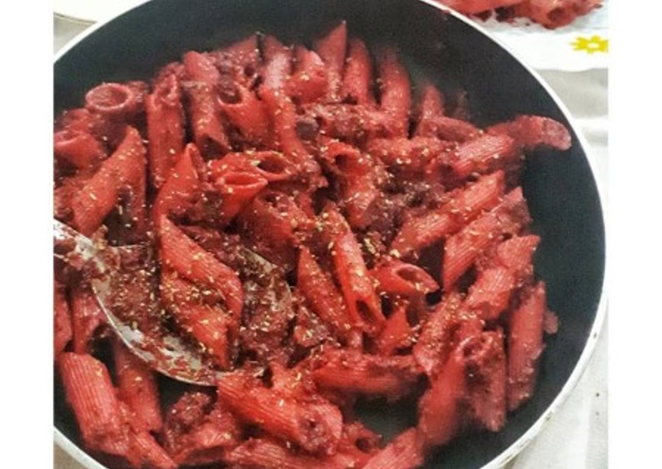 Red pasta