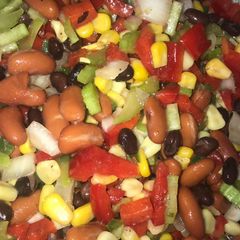 A picture of Zesty bean salad.