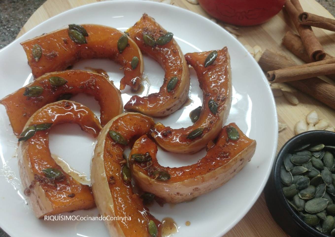 Calabaza caramelizada