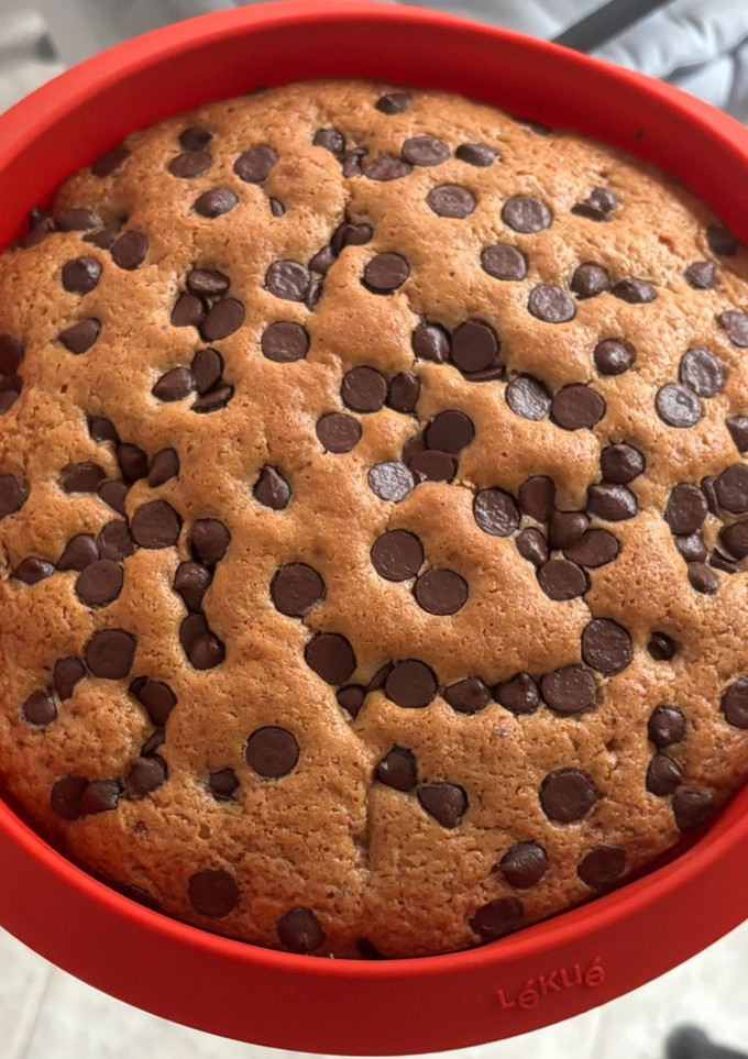 Una foto de Coca de yogur con chocolate en Monsieur Cuisine