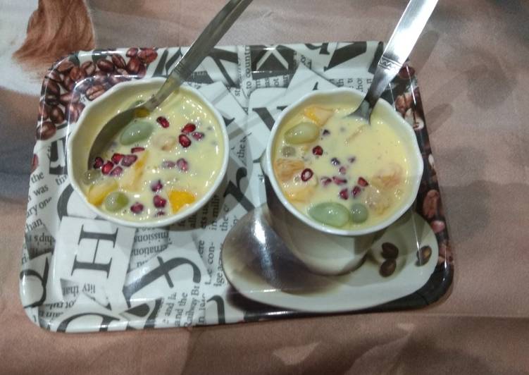 Recipe of Any-night-of-the-week Fruit custard