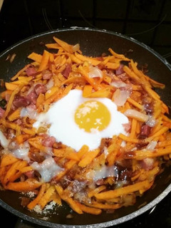Una foto de Batata con huevo
