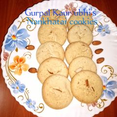 Nankhatai cookies 🍪 A picture of Nankhatai cookies 🍪.