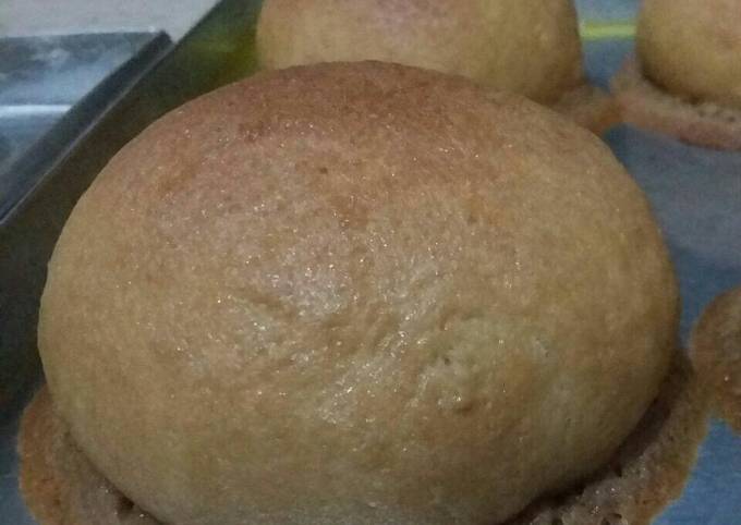 Cara bikin Roti boy / roti o / mexican bun / roti stasiun (wannabe)
