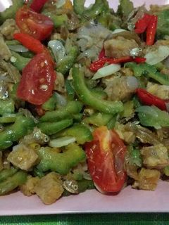 Foto resep Tumis Pare, Tempe dan Teri
