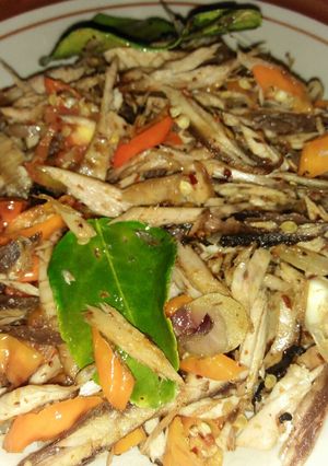 Foto resep Ikan tongkol suwir pedas