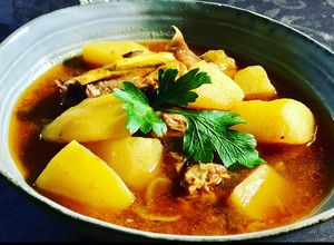 Foto principal de Caldereta de cordero 😋😋 en olla de cocción lenta (crockpot)