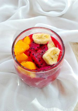 Foto resep Smoothie Naga, Mangga, Pisang