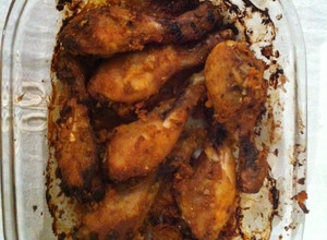 A picture of Spicy Baked Chicken (Chicken legs).