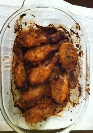 A picture of Spicy Baked Chicken (Chicken legs).