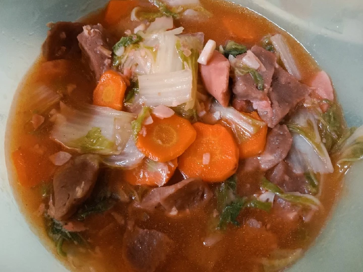 Cara Gampang Membuat Resep Capcay sayur pentol dan sosis yang  Bikin Ketagihan Anti Ribet, Lezat