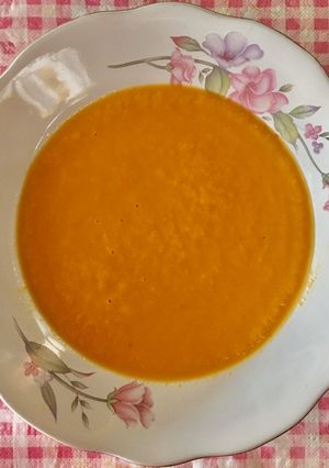 Una foto de Crema de zanahoria