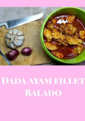 Foto resep Dada ayam fillet balado