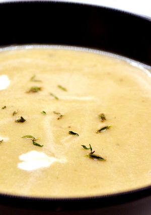 Padlizsánkrémleves recept fotója