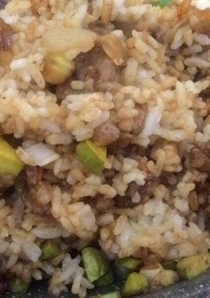 Foto resep Nasgor daging dan pete