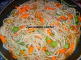 Vegetables spaghetti (taliya Mai kayan lambu)