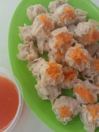 Cara Simple Menyiapkan Resep  Dimsum ayam simple yang Lezat, Bikin Ketagihan