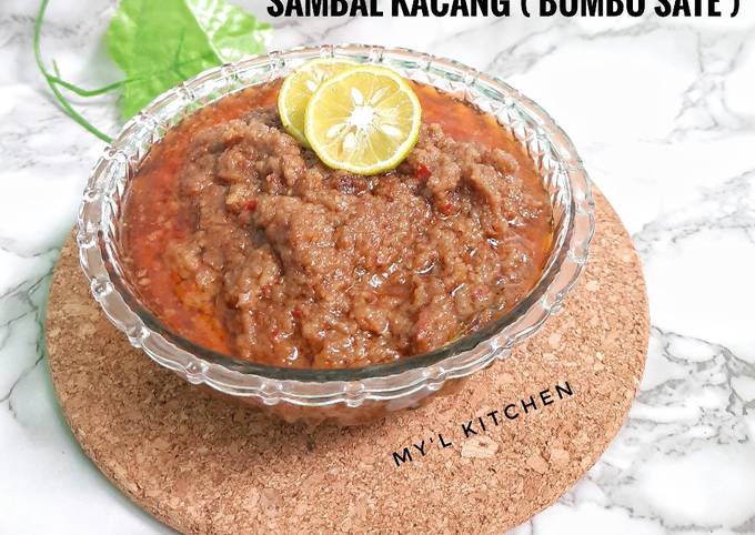 Ternyata ini lho! Cara termudah membuat Sambal Kacang (Bumbu Sate) dijamin sempurna