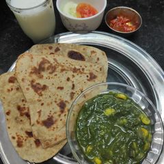 A picture of Palak Corn Sabji🥬🌽.
