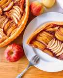 💚 Bánh Tart Táo & Đào Lông