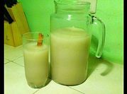 Una foto de agua de avena
