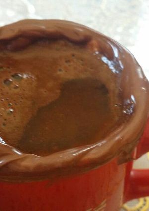 صورة لوصفة قهوة بالشكولاته