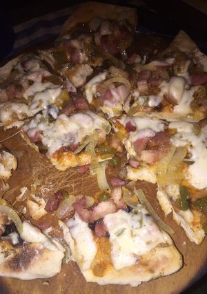 Una foto de Pizza a la parrilla