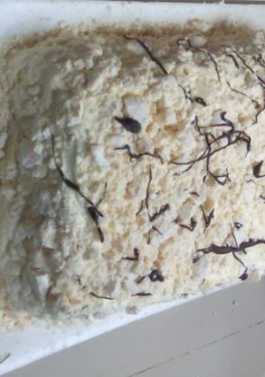 Una foto de Postre de durazno