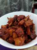 Sambal ikan bilis kentang