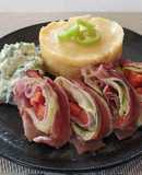 Cukkínitekercs puliszkával #gluténmentes#tejmentes